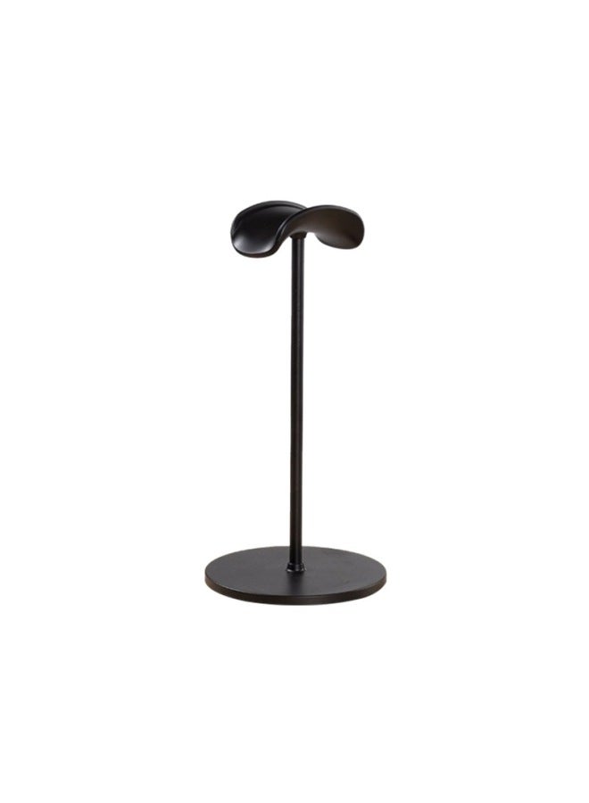 Loquat Desktop Headset Headset Headset Bracket Aluminum Alloy Hanger Bracket Computer Desktop Storage Shelf Fixed Non-slip-Color:Black-Style:Headphone Holder  - Image 5