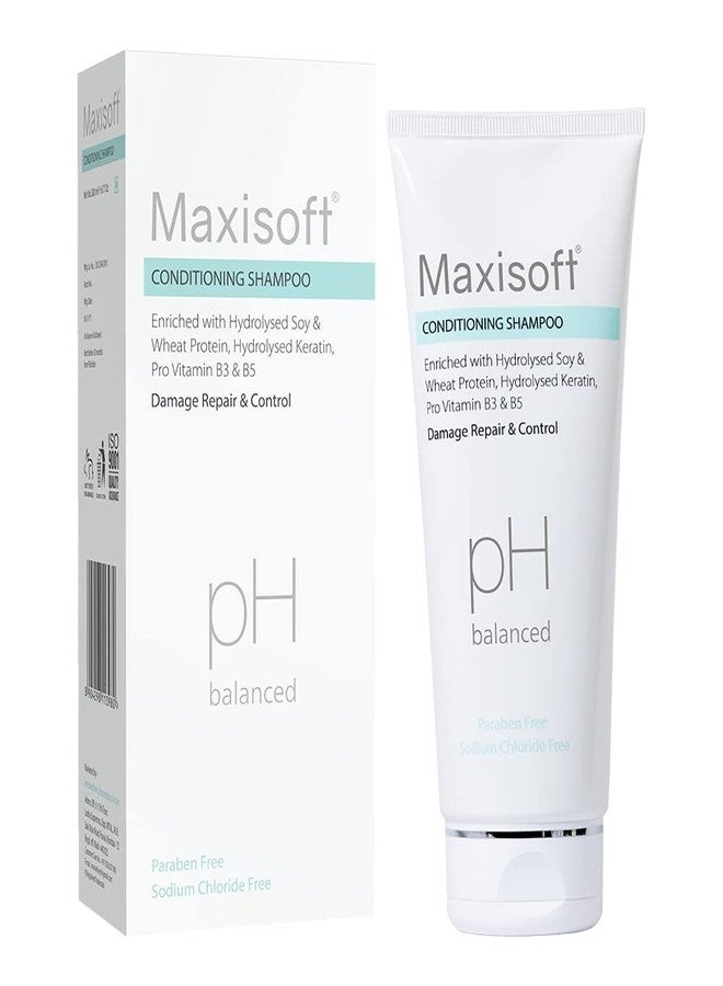 Maxisoft Keratin Conditioning Shampoo | Damage Repair & Protein Care | pH Balanced | (100 ml Pack of 1) - Image 1