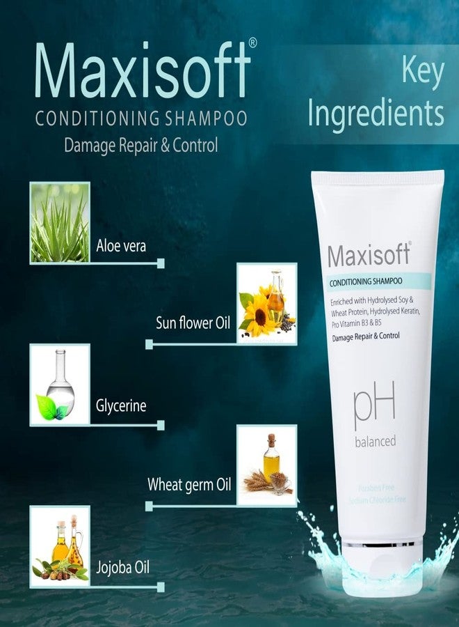 Maxisoft Keratin Conditioning Shampoo | Damage Repair & Protein Care | pH Balanced | (100 ml Pack of 1) - Image 4