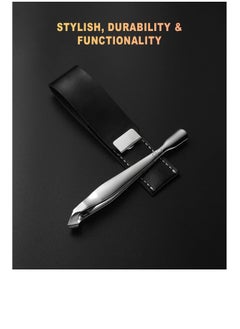 Excefore Mini Cuticle Trimmer, Slim Cuticle Clipper with Pusher, Stainless Steel Cuticle Nipper, Precise Pointed Tip Cuticle Clipper, Suitable for Fingernails and Toenails  - Image 2