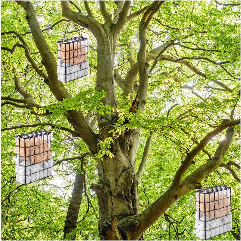 WANGDEFA Bird Nesting Material Set Globe Humming Bird Nesters Hanging Bird House for Outdoor Wild Bird Nesting Station Cozy Resting Place - Image 5