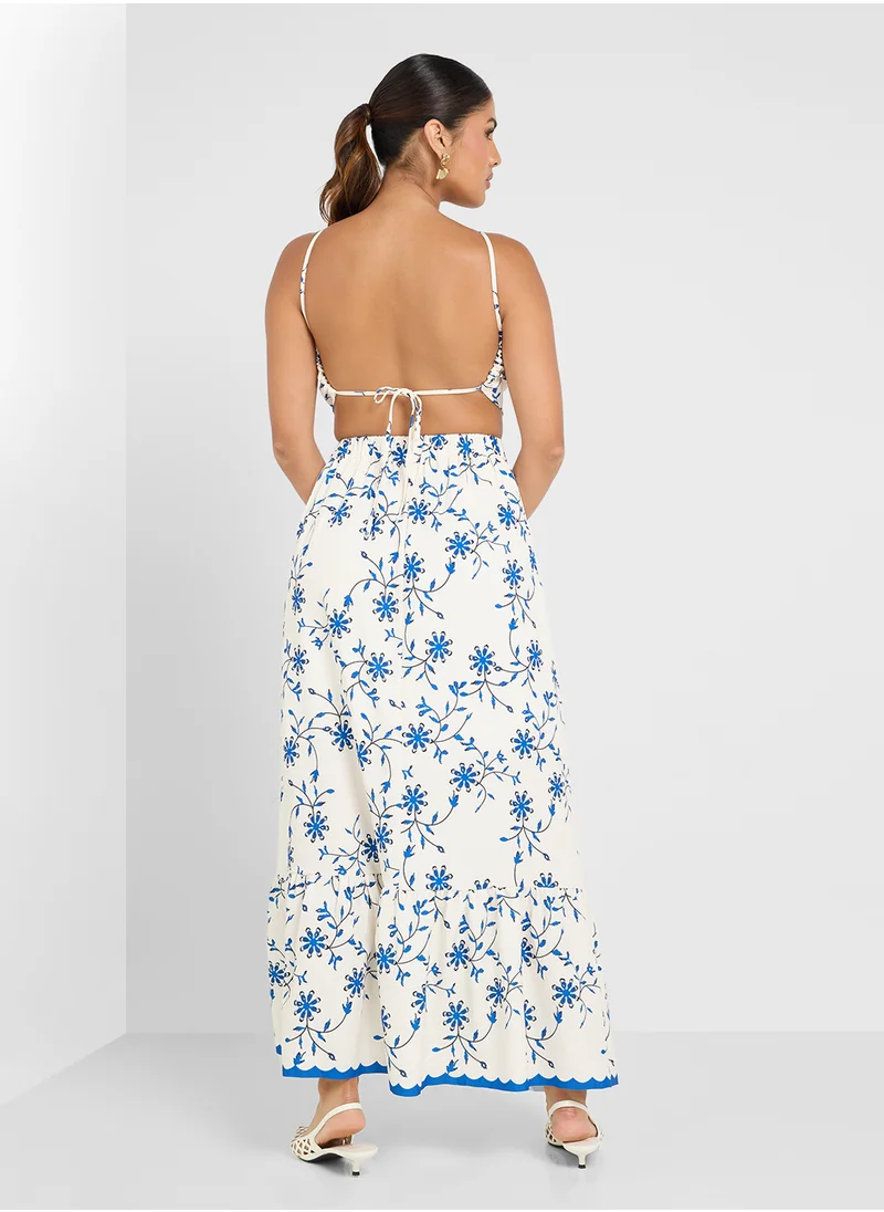 ايلا Floral Print Dress