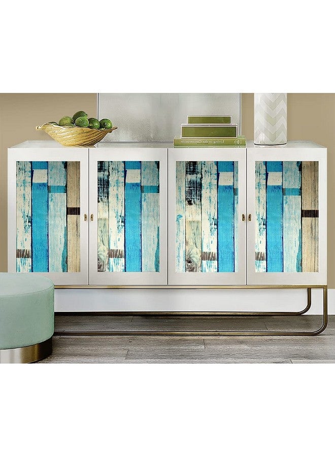 HOMEMATES Selfadhesive Wallpaper Waterproof Old Furniture Vinyl Stickers Wooden Door Wardrobe Desktop Pvc Wall Papers 45 X 304 Cm (Wooden Planks) - Image 2