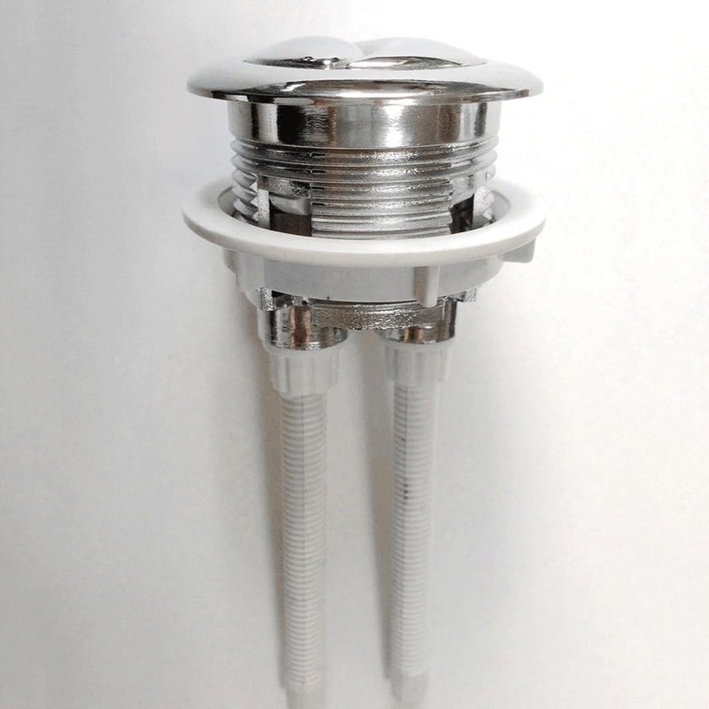 38mm Dual Flush Toilet Push Button ABS Water Tank Valve Durable Bathroom Upgrade - Image 5