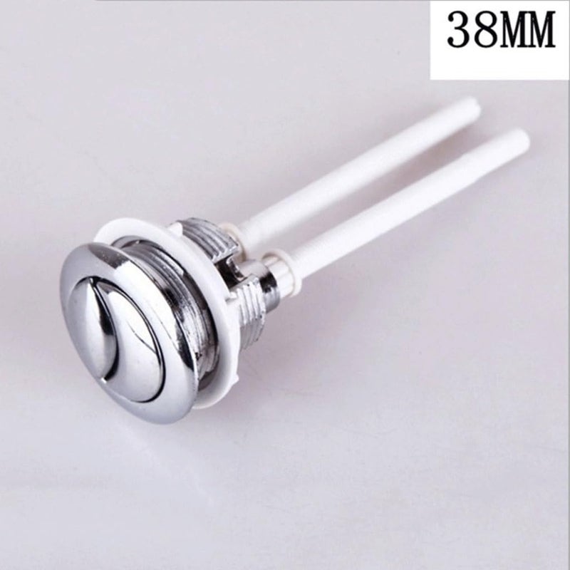 38mm Dual Flush Toilet Push Button ABS Water Tank Valve Durable Bathroom Upgrade - Image 3