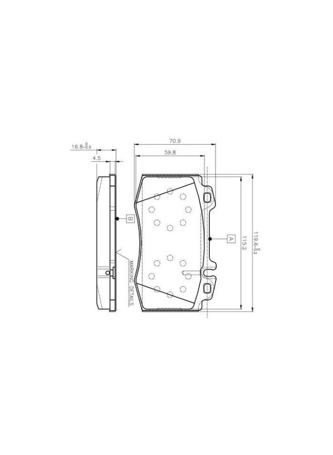 BOSCH Brake Pad - BOSCH - 0 986 TB2 377