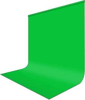 HEMMOTOP HEMMOTOP Hemmotop Green Screen Backdrop 5 x 6.5 ft,Photography Chroma Key Background Sheet for Background Removal for  - Image 1