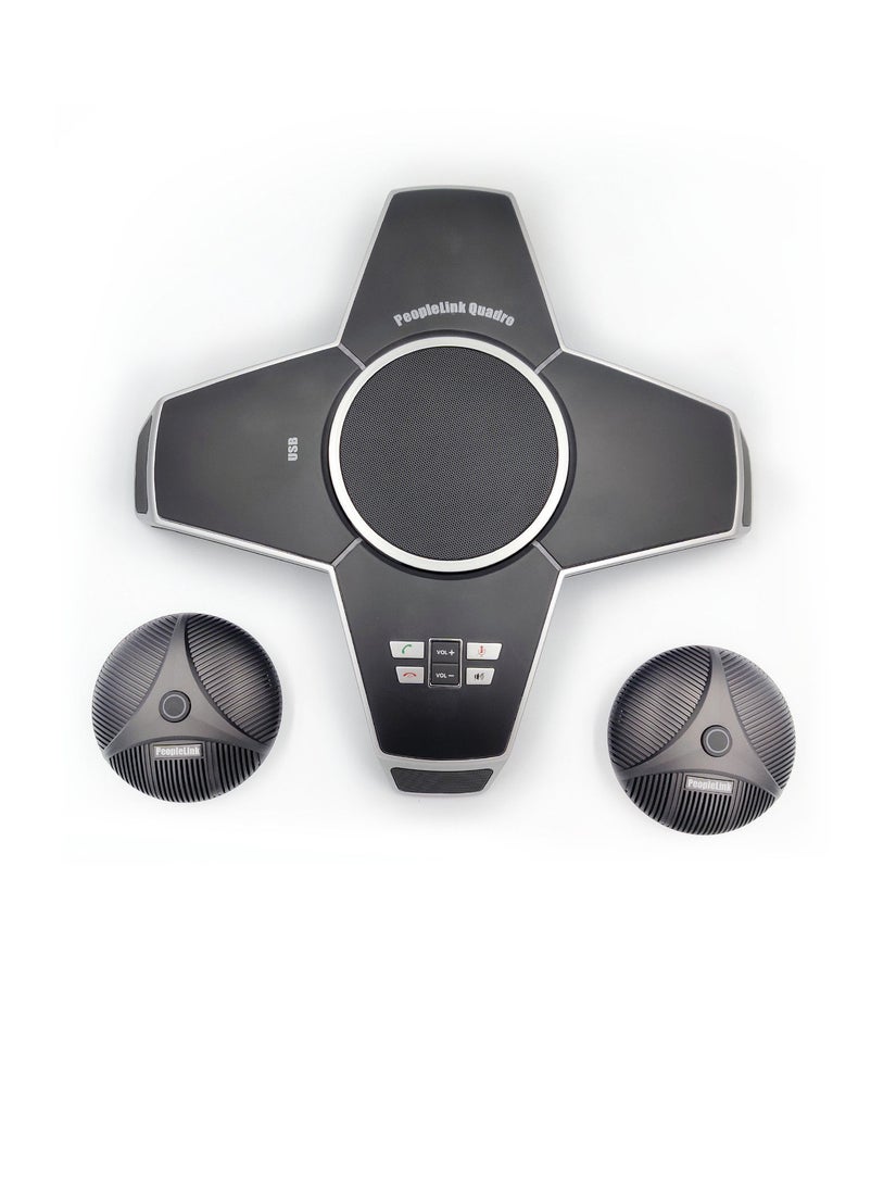 PeopleLink - Quadro Conference Phone, Black - Image 1