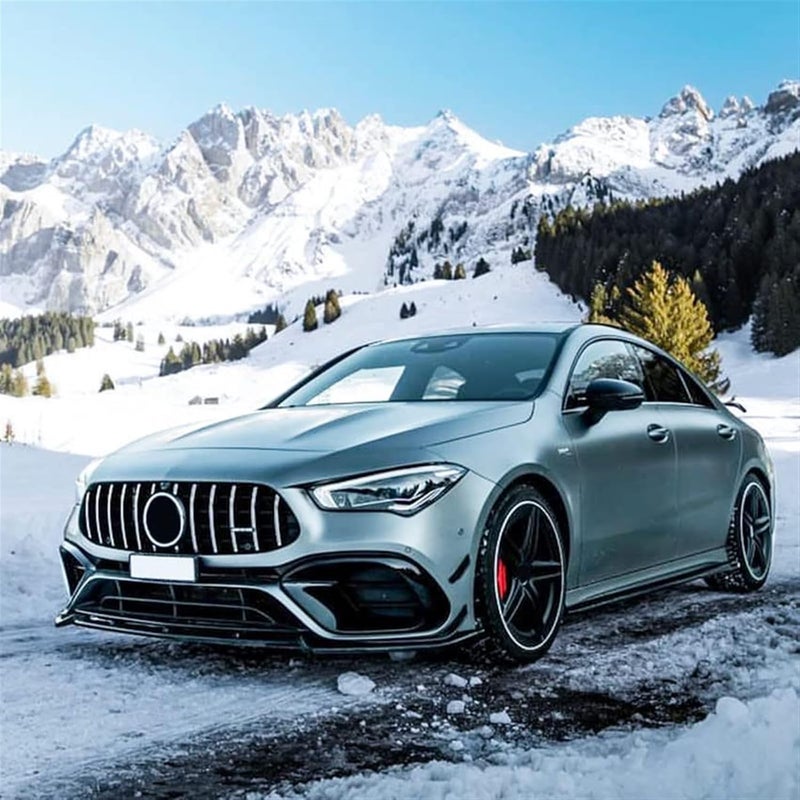 QASULER Car Front Bumper Lip Spoiler for CLA Class - Image 4