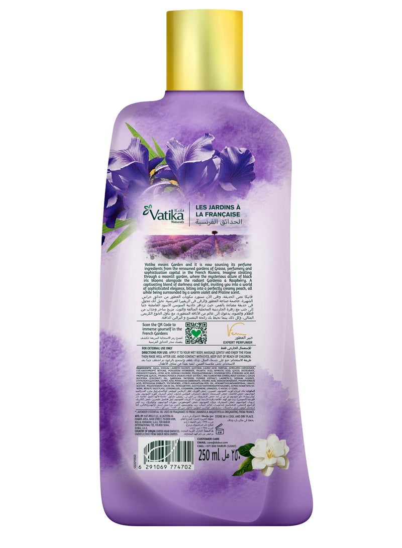 Vatika Naturals Uplifting Black Iris Body Wash (2x250ml) Value Pack, 24 Hours Long Lasting Fine Fragrance, For Nourished Skin,With Essential Oils from France, Value Pack - Image 2