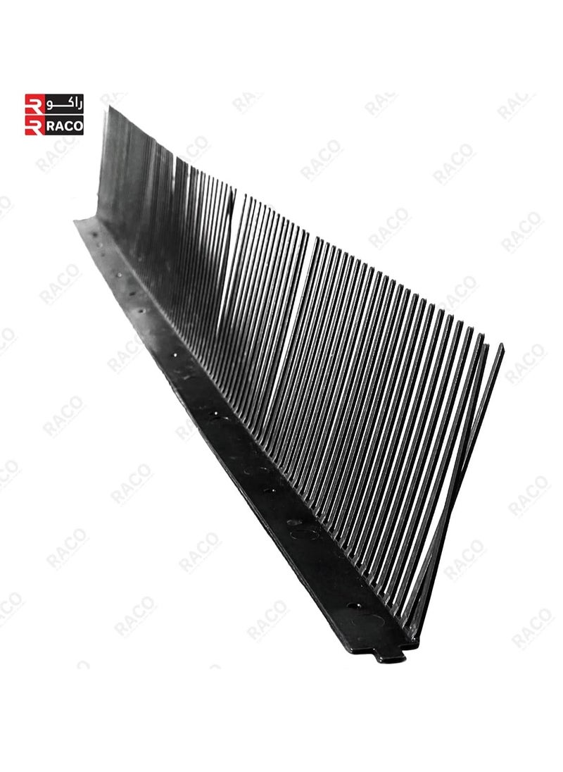 Plastic Bird Spike 1 Meter Pigeon Spikes for Outdoor Flexible Roof & Wall Bird Deterrent Spikes Black