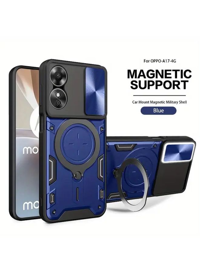 Black Anti Scratch Magnet Car Bracket Window Lens Protection 360 Degree Rotating Holder for OPPO A38 - Image 5