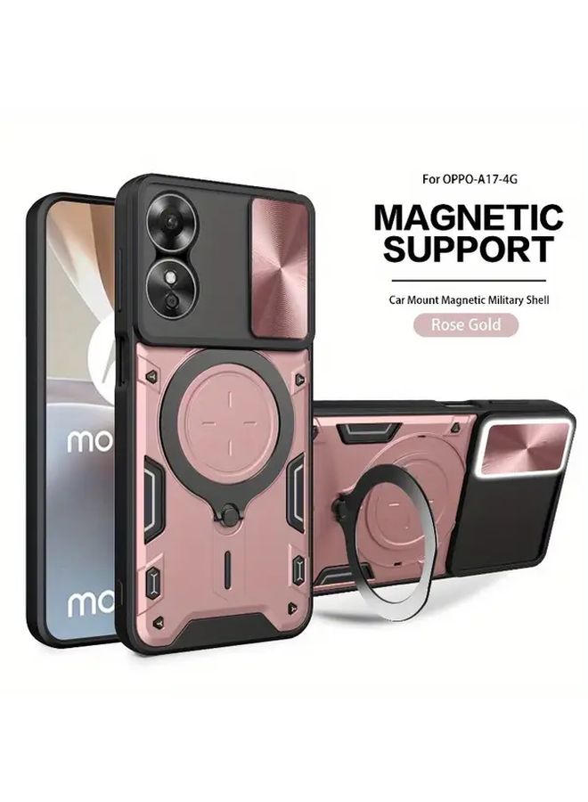 Black Anti Scratch Magnet Car Bracket Window Lens Protection 360 Degree Rotating Holder for OPPO A38 - Image 3