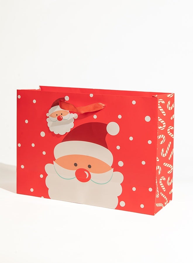 شير ذا لوف  حقيبة هدايا عيد الميلاد السعيدة من سانتا كلوز - مقاس XL - Image 1