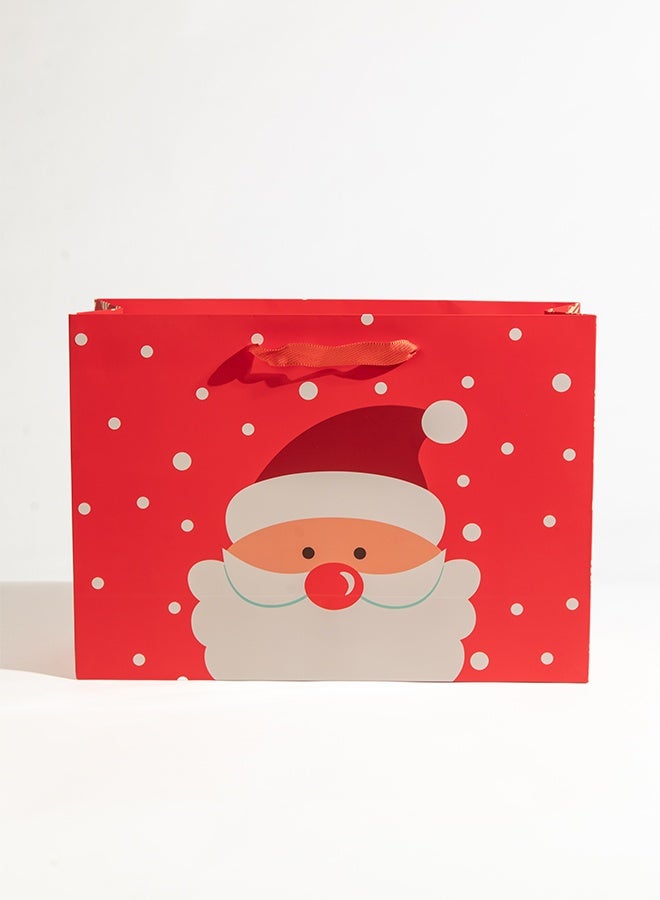 شير ذا لوف  حقيبة هدايا عيد الميلاد السعيدة من سانتا كلوز - مقاس XL - Image 3
