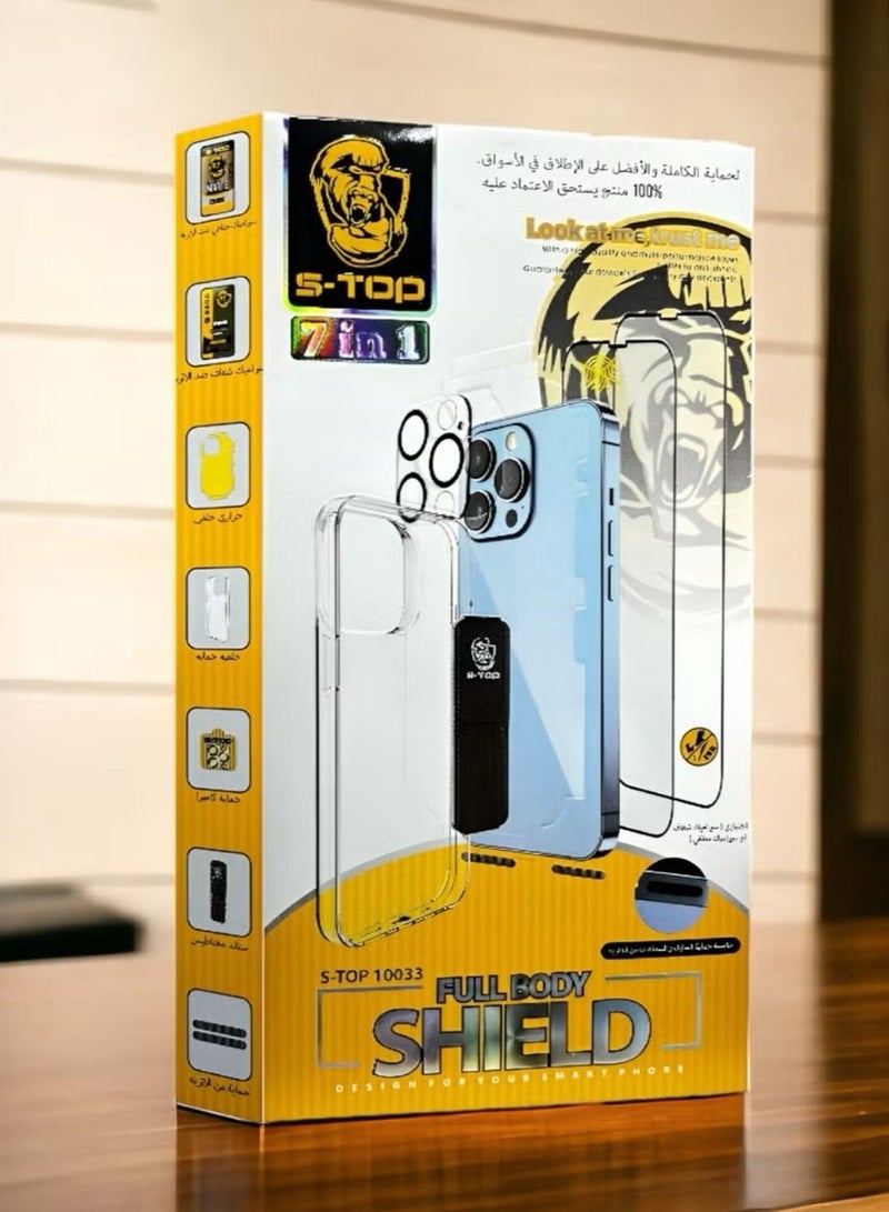 Shield 7-in-1 Full Protection Package for iPhone 14 Pro - Image 1