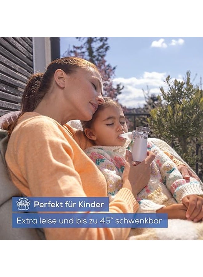 Beurer IH57 Portable Inhaler with Oscillating Membrane – Rechargeable Nebulizer for Colds, Asthma & Respiratory Health - Image 4