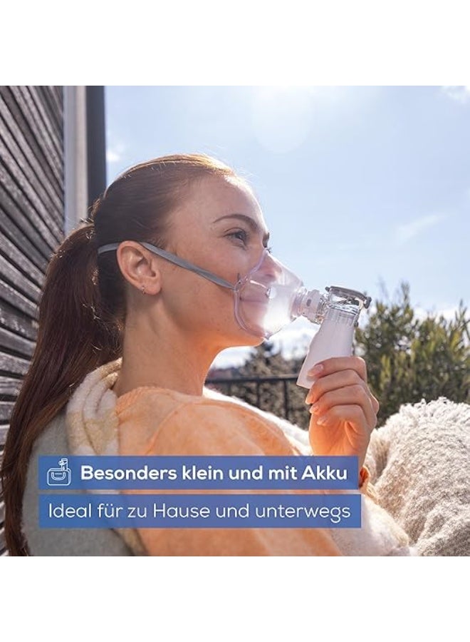 Beurer IH57 Portable Inhaler with Oscillating Membrane – Rechargeable Nebulizer for Colds, Asthma & Respiratory Health - Image 3