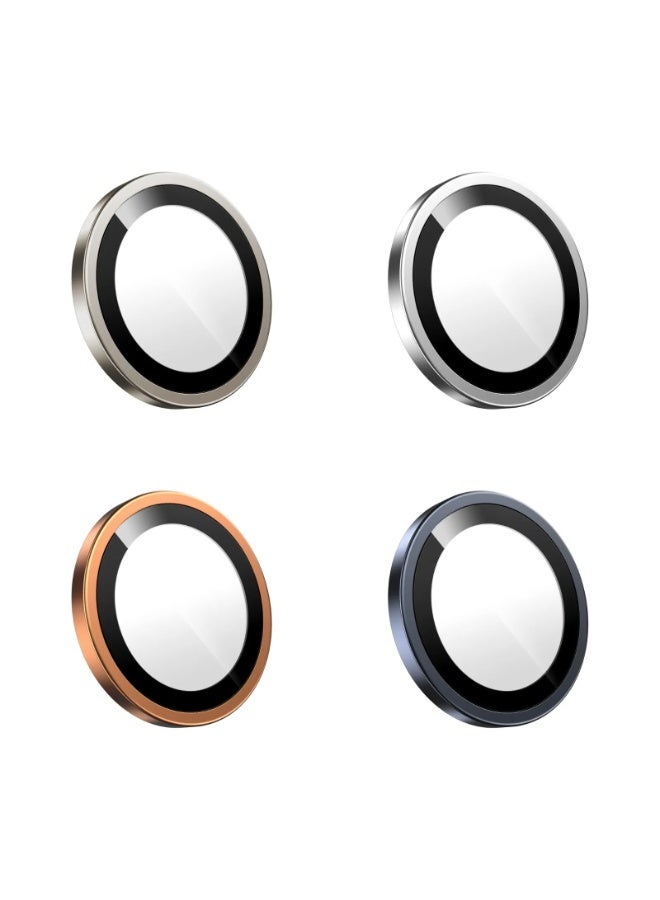 جرين ليون عدسة كاميرا كلاسيكية لهاتف iPhone 17Pro/ Pro max / جودة تصوير أفضل / عدسة سهلة التركيب - فضي - Image 3