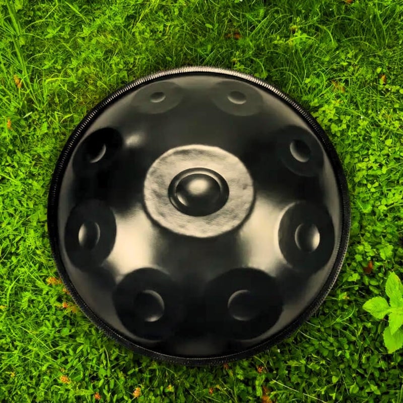 MegArya Healing Handpan - D Minor 9 Notes 22 Inch Steel Drum - Image 1