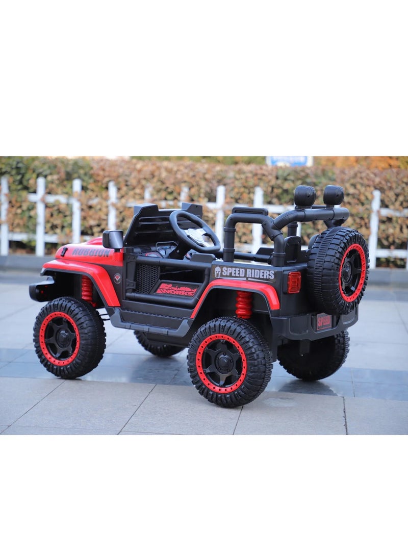 Generic - Electric Car for Kids, Electric Car - Battery Operated Rechargeable 12V - Rechargeable Electric Car for Kids, Multifunctional Electric with Parental Remote Control | Licensed Car - Image 1