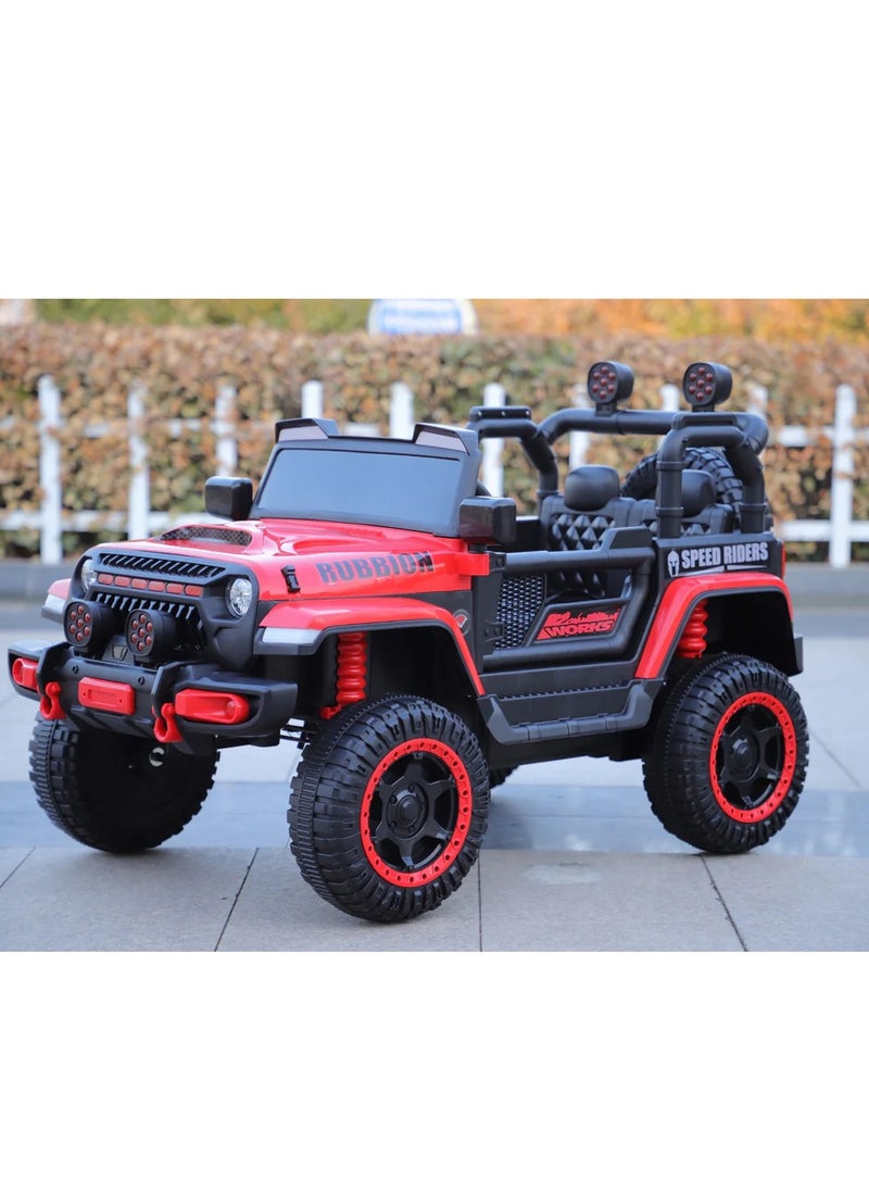 Generic - Electric Car for Kids, Electric Car - Battery Operated Rechargeable 12V - Rechargeable Electric Car for Kids, Multifunctional Electric with Parental Remote Control | Licensed Car - Image 1