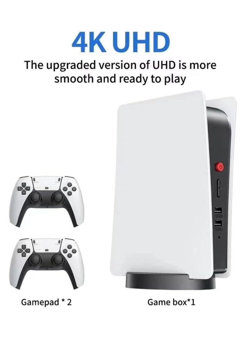 M5 Game Console 2.4gb Wireless Controller Game Station, 4K HD Output Retro Classic Video Game Console upto 15000 Games.