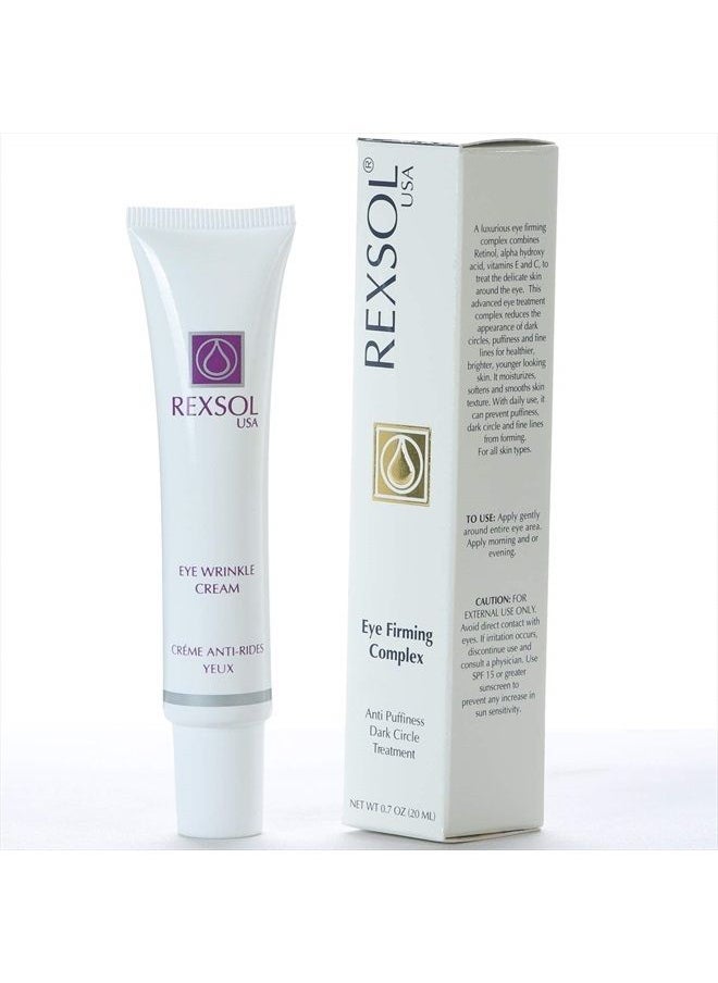 Eye Firming Complex Anti-Puffiness & Dark Circle Treatment | Under Eye Cream For Dark Circles and Puffiness (20 ml/0.7 oz)