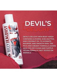 Billy Jealousy Billy Jealousy Illicit Hydrating Body Wash for Men with Hempseed Oil and Vitamin E, Cleanse, Smooth & Soften Skin, Citrus/Sandalwood/Bergamot Scent  - Image 2