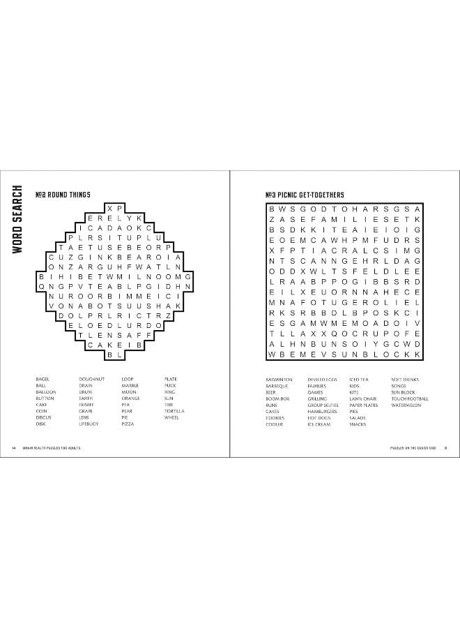 Brain Health Puzzles for Adults 2: Crosswords, Sudoku, and Other Puzzles That Give th - Image 4