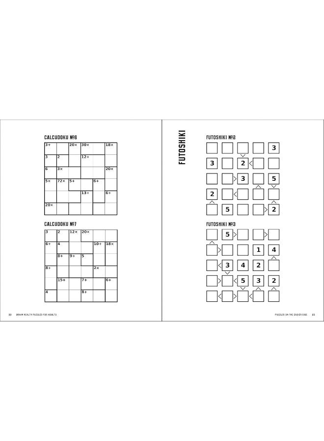 Brain Health Puzzles for Adults 2: Crosswords, Sudoku, and Other Puzzles That Give th - Image 5