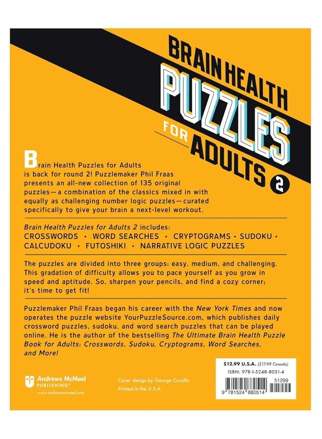 Brain Health Puzzles for Adults 2: Crosswords, Sudoku, and Other Puzzles That Give th - Image 2