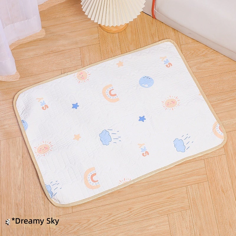 PET DOG ICE SILK COOL MAT - Summer Pet Bed for Dogs and Cats, Breathable & Washable - Image 1