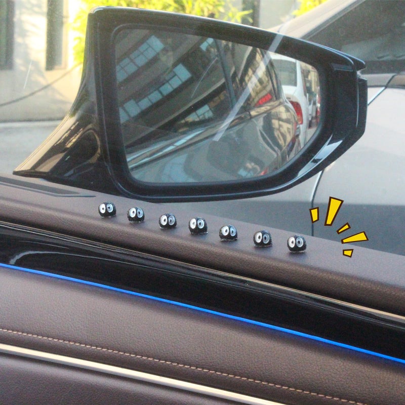 Mevodeata 50 Pcs Cute Soot Sprite Car Decor Rearview Mirror Accessories - Cute Decor for Car Home and Office Gifts - Image 4