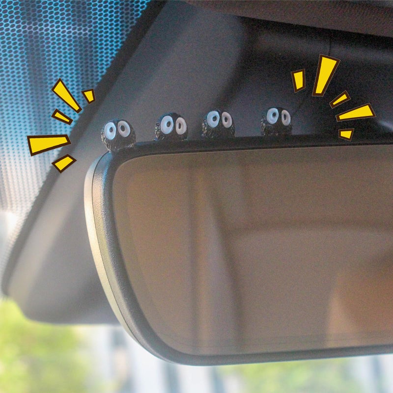 Mevodeata 50 Pcs Cute Soot Sprite Car Decor Rearview Mirror Accessories - Cute Decor for Car Home and Office Gifts - Image 1