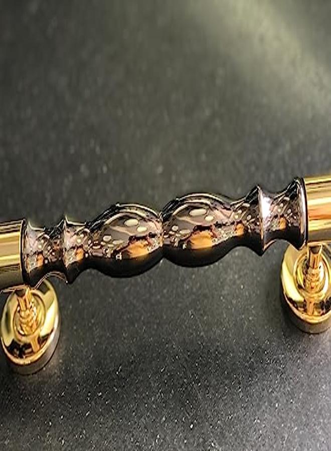 مقبض باب نحاسي ذهبي إسباني مقاس 36 بوصة - Image 2