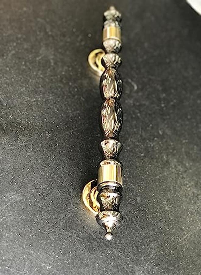 مقبض باب نحاسي ذهبي إسباني مقاس 36 بوصة - Image 1