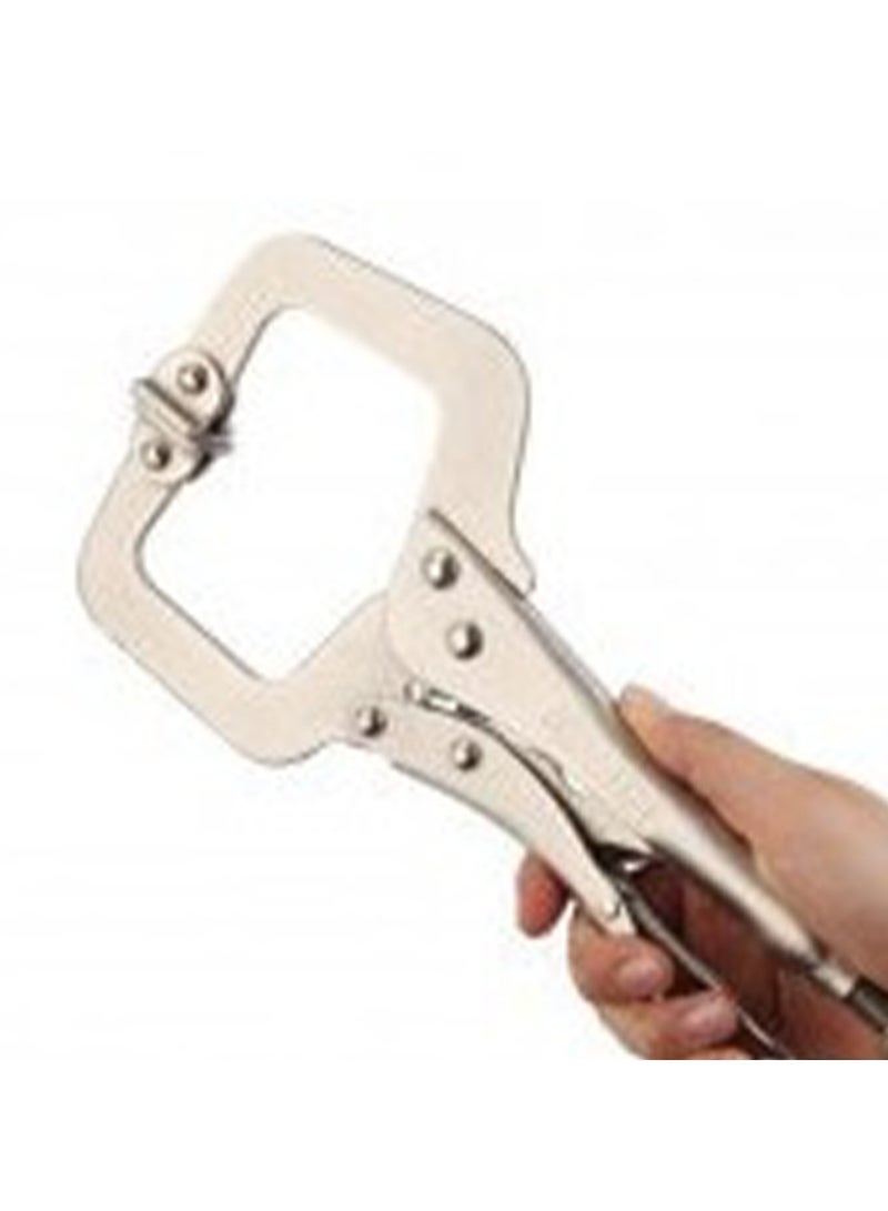 KSEIBI C-Clamp Locking Plier with Swivel Pads, Locking Pliers Adjustable Welding Clamp for Shop Home Farm and Auto Workshop Woodworking, Cabinetry, Electrician Maintenance, Repair, 11-Inch. - Image 5