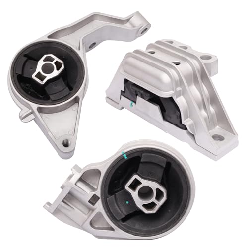 SHICHU Set of 3 Engine Motor Mount Compatible with Chevy 2005-2010 Cobalt 2006-2011 HHR 2007-2010 Pontiac G5 2005-2007 Saturn Ion 2.0L 2.2L 2.4L Automatic Replace for 3086 A5374 3081 A3081 3109 A5385 - Image 1