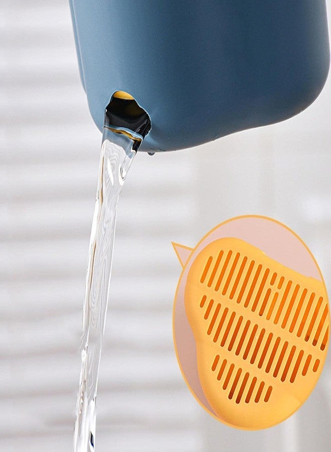 OTIPORTER Chopstick Drain Holder | Utensil Drain Holder For Countertop, Four Grids Utensil Storage, Cloud Design Crock Kitchen Countertop Organizer - Image 2