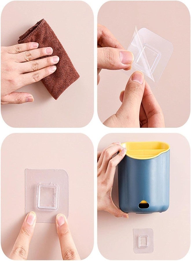OTIPORTER Chopstick Drain Holder | Utensil Drain Holder For Countertop, Four Grids Utensil Storage, Cloud Design Crock Kitchen Countertop Organizer - Image 5