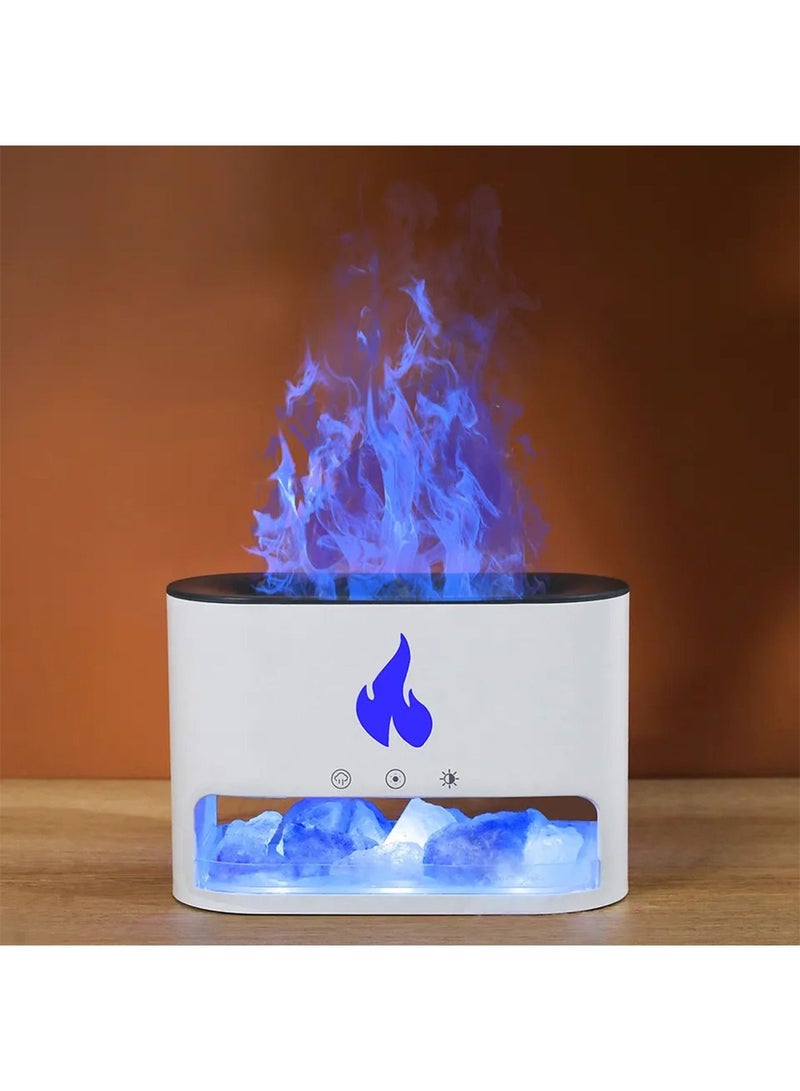 GT-Wheel Aroma Oil diffuser Humidifier mini portable with LED Rock flame  - Image 1