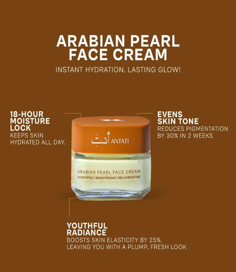 Antati Arabian Pearl Face creamNiacinamide + Hyaluronic Hydration Complex