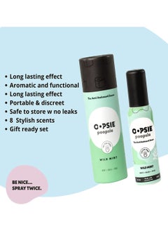 Aromar Oopsie Poopsie Pre-Poo Toilet Spray : Odor Deodorizer, Bathroom Air Freshener, Toilet Odor Neutralizer, Aromatic, Bathroom Essentials, The Anti Awkward Scent - Wild Mint - pzsku/Z678AC97E11975E08E7BEZ/45/_/1697031263/554f69b4-913d-47be-be25-764edc7085ba