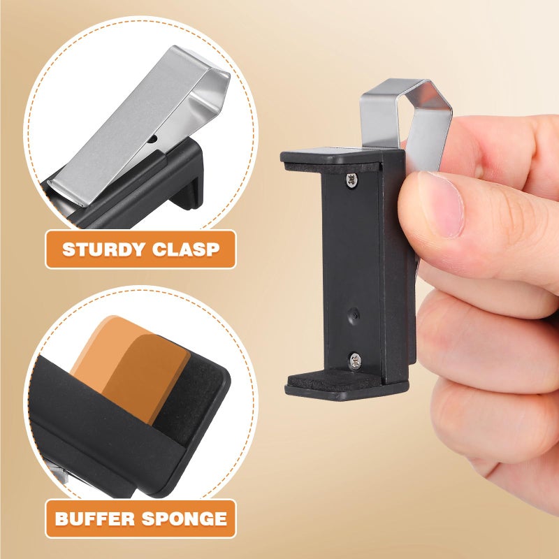 2 Pack Black Car Visor Clip Remote Holder for Garage Door Opener Vehicle Interior Accessories - Image 4