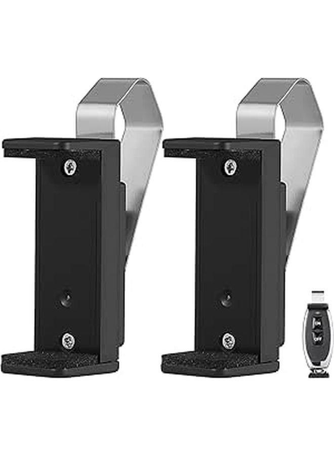 2 Pack Black Car Visor Clip Remote Holder for Garage Door Opener Vehicle Interior Accessories - Image 1