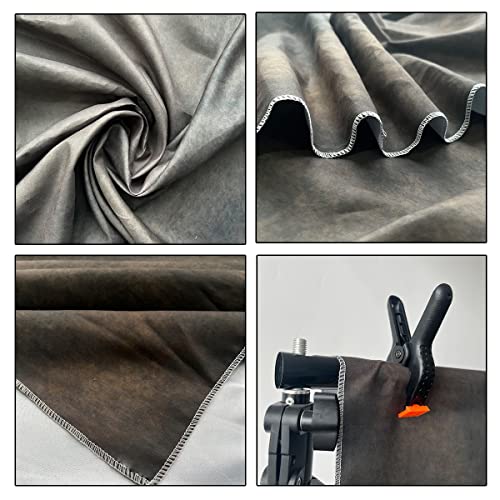 HMTFOTO 5x7ft Dark Brown Mottled Texture Photography Backdrop for Portrait Photo Studio Prop Abstract Background for Photographyer - Image 4