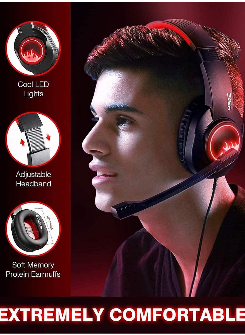 EKSA - EKSA Surround Sound Gaming Wired Headset PC/PS4-T8 - Image 1