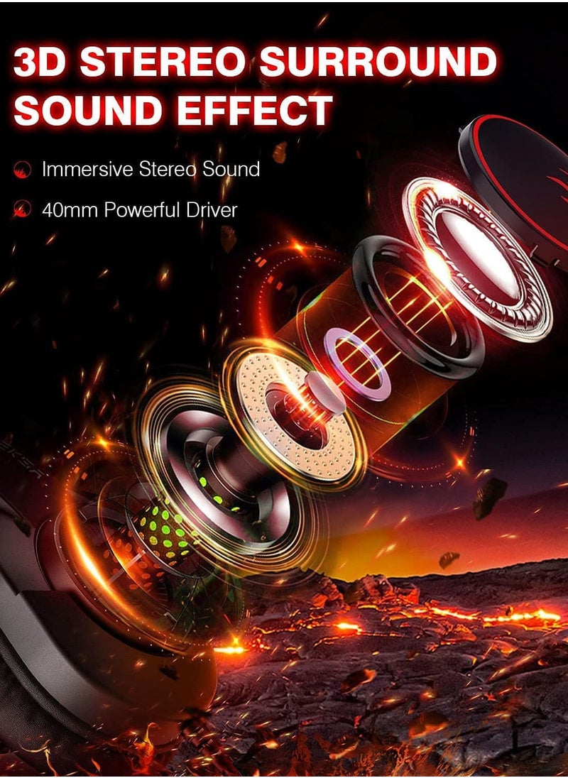 EKSA - EKSA Surround Sound Gaming Wired Headset PC/PS4-T8 - Image 1