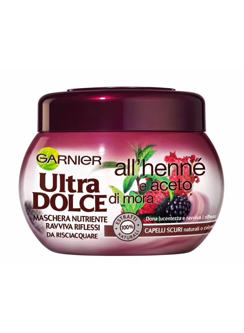 Garnier Hair Mask Berry 300ML – Nourishing Hair Treatment with Berry Care for Softness, Smoothness, Easy Detangling & Healthy-Looking Shine